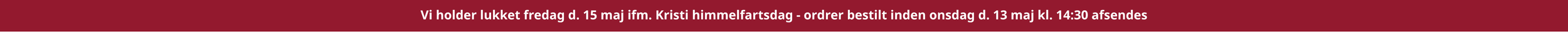 Lille banner kristihimmelfart